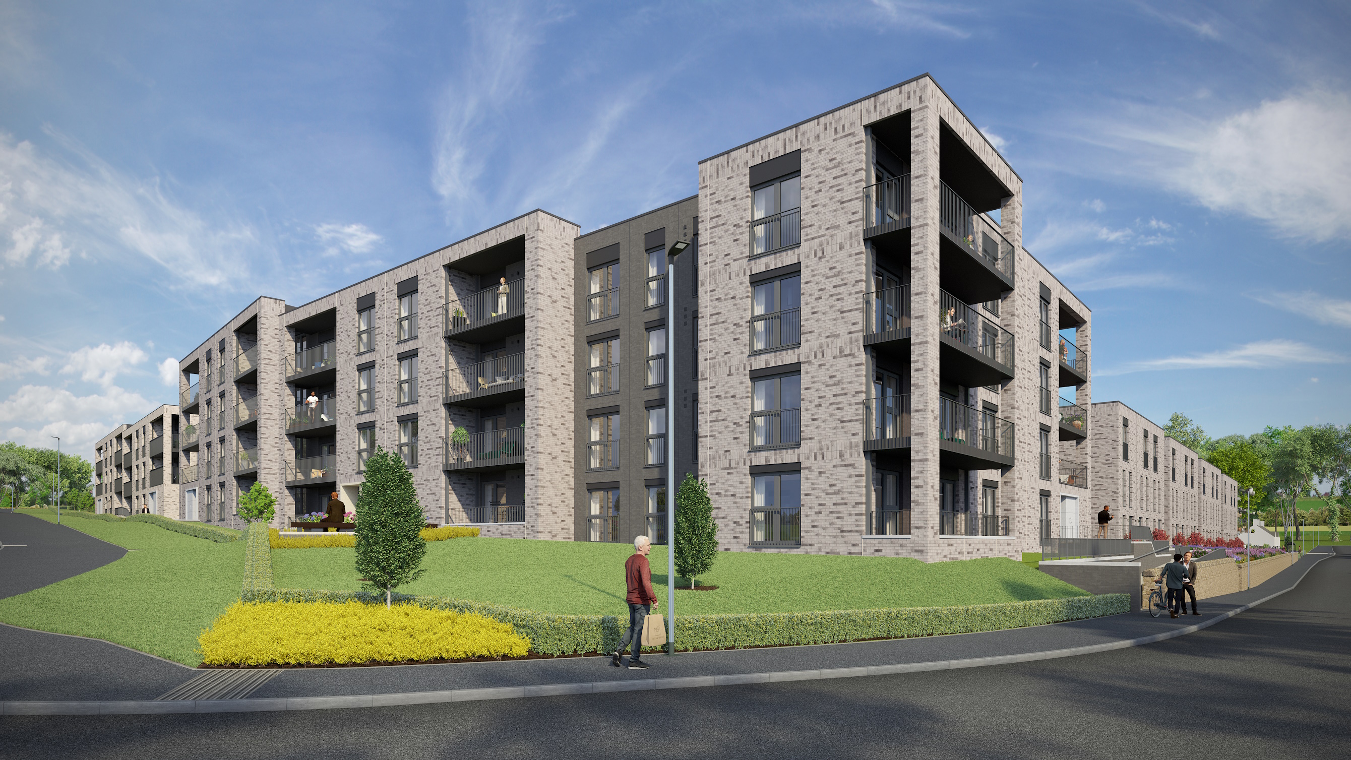 CGI of West Craigs Green development 