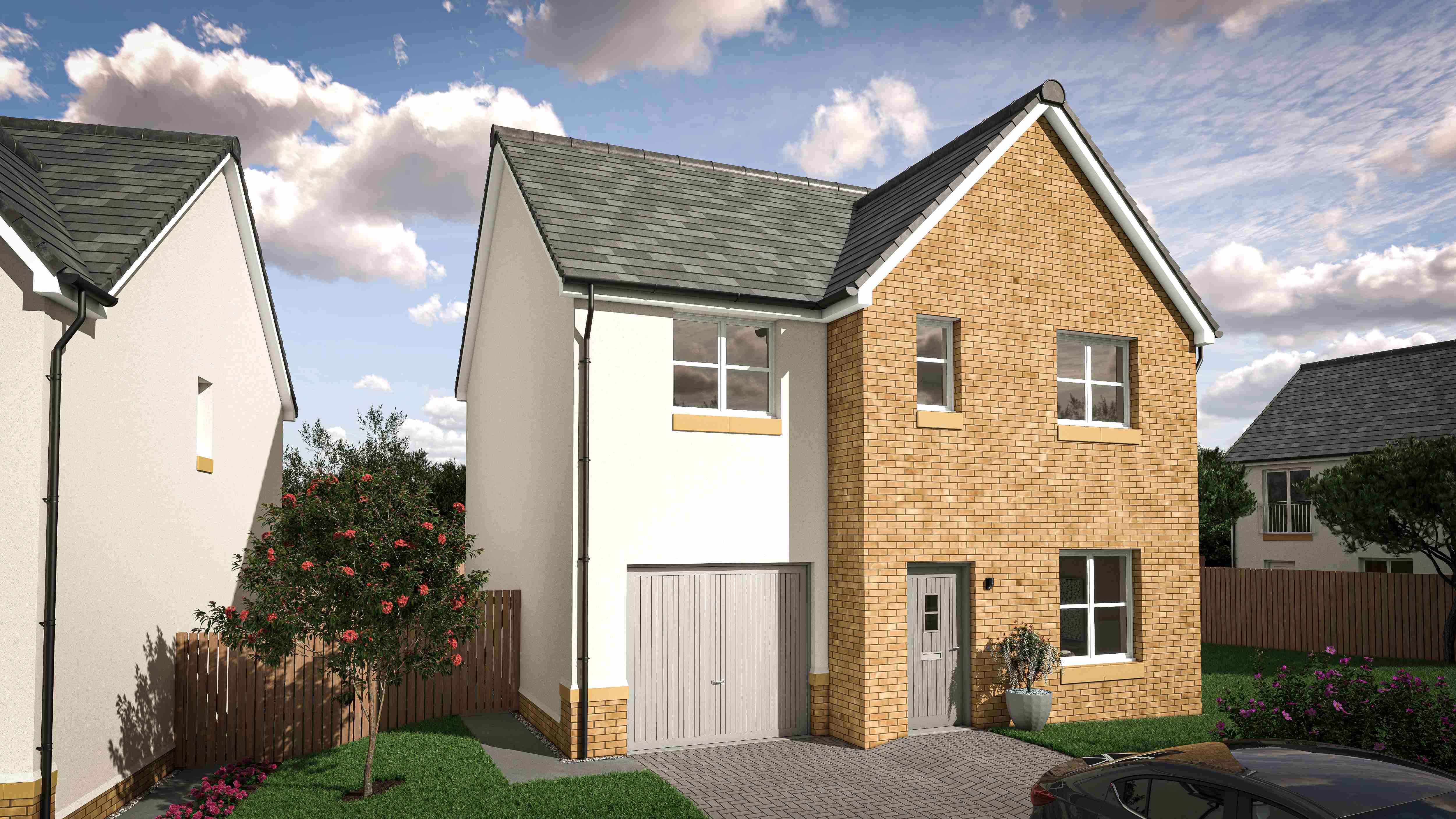 CGI of Spey house type 
