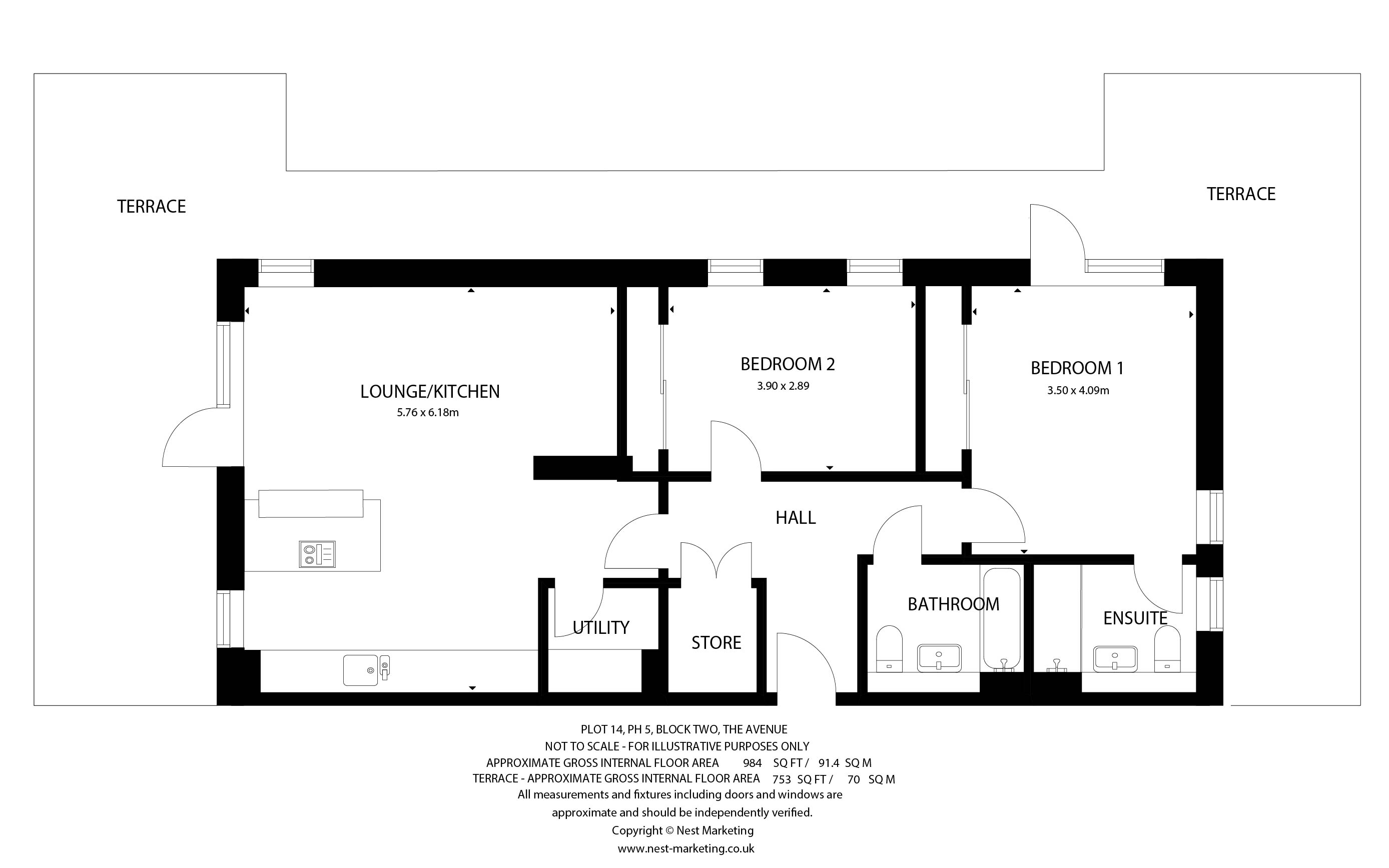 Penthouse PH5 Floorplan