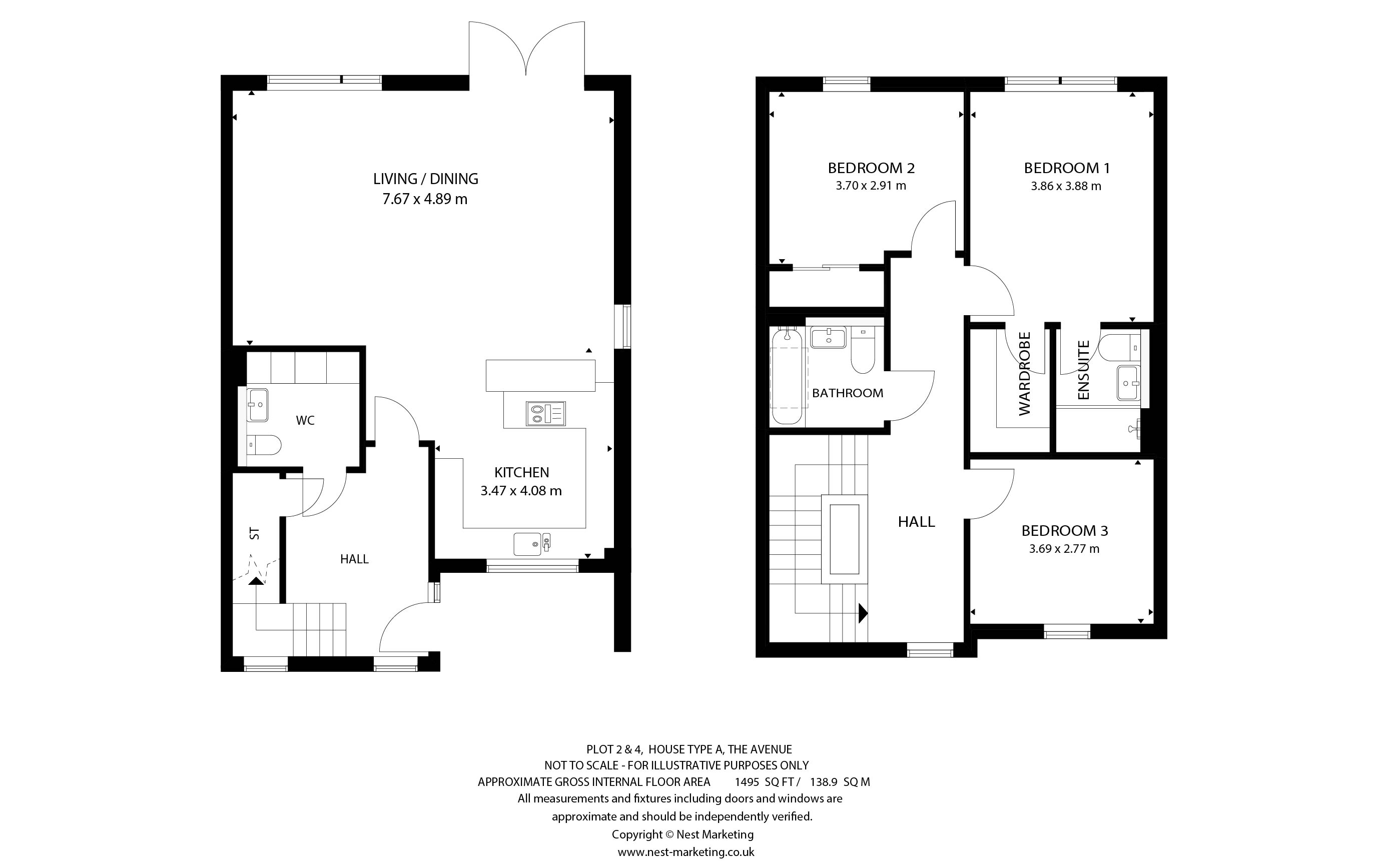Villa H1-A Floorplan