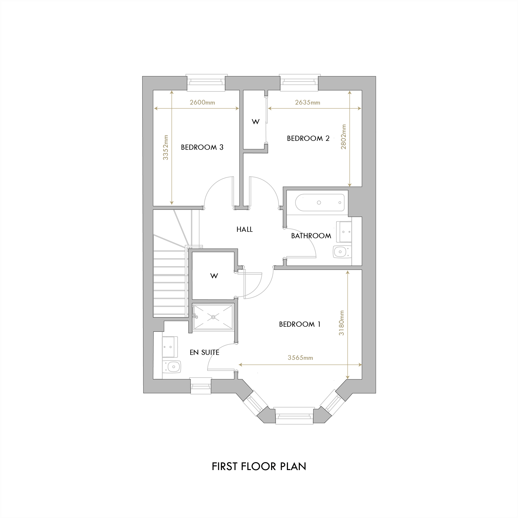 Elphinstone First Floorplan