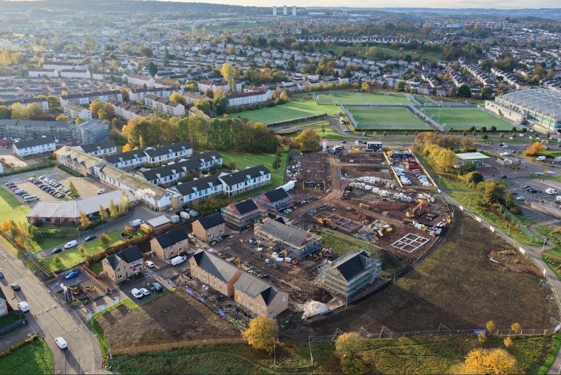 Aerial View of King's View Development 