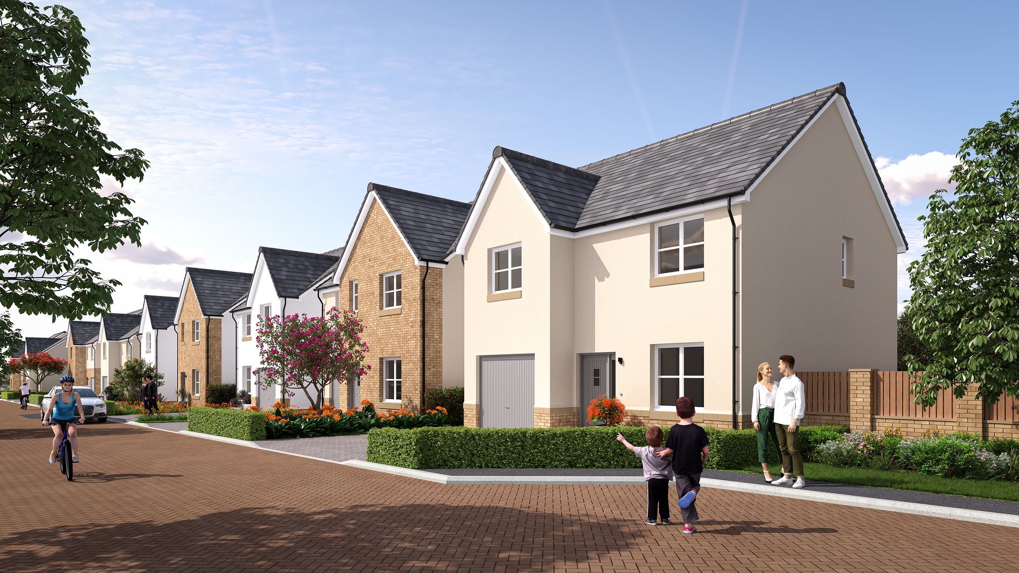 CGI of Wellwater Grove development 