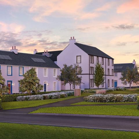 CGI of Longniddry Village phase 2 development 