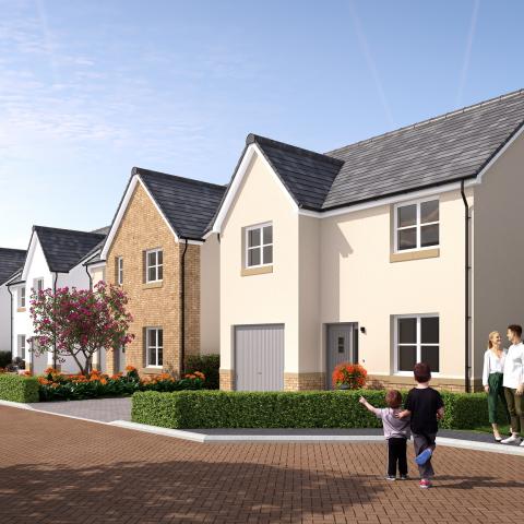 CGI of Wellwater Grove development 