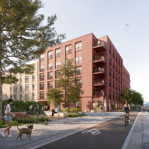 CGI of Salamander Yards