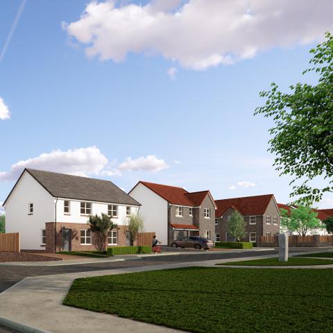 CGI of Neilston Development 