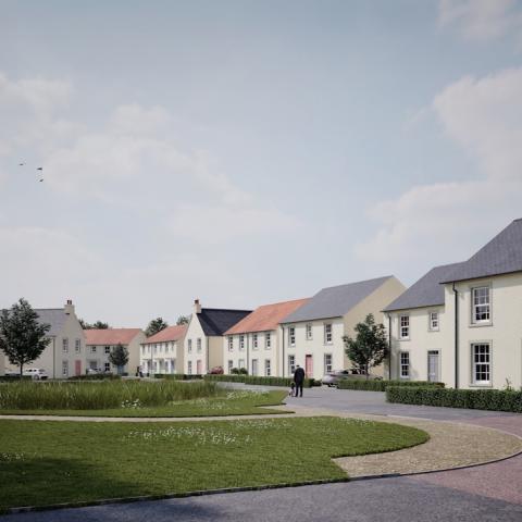 CGI of Pittenweem development 
