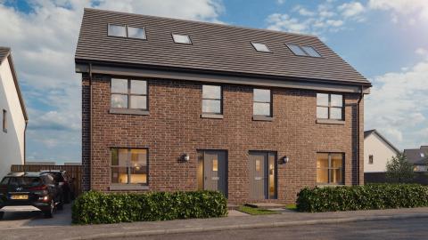 CGI of Garnock house type
