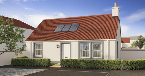 CGI of Auldhame house type 
