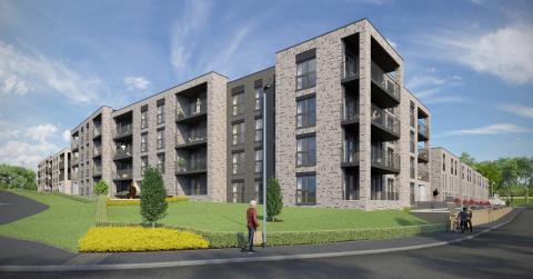 CGI of West Craigs Green development 