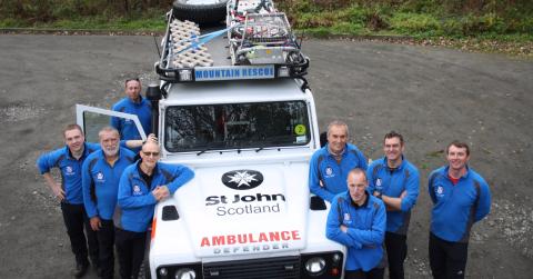 Cruden donation to St John Scotland 