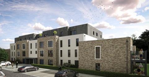 CGI The Avenue Apartment Block 1