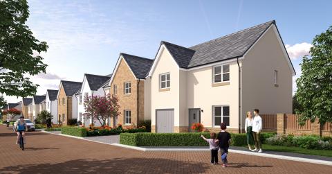 CGI of Wellwater Grove development