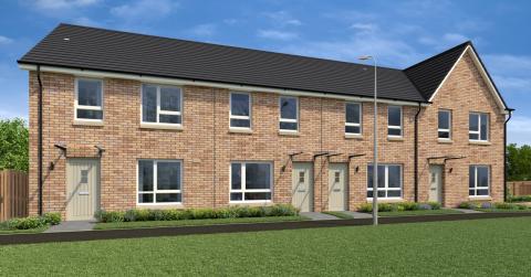 CGI of Almond house type 