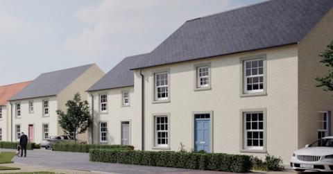 CGI of Pittenweem development 