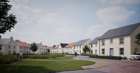 CGI of Neukhaven Green development 
