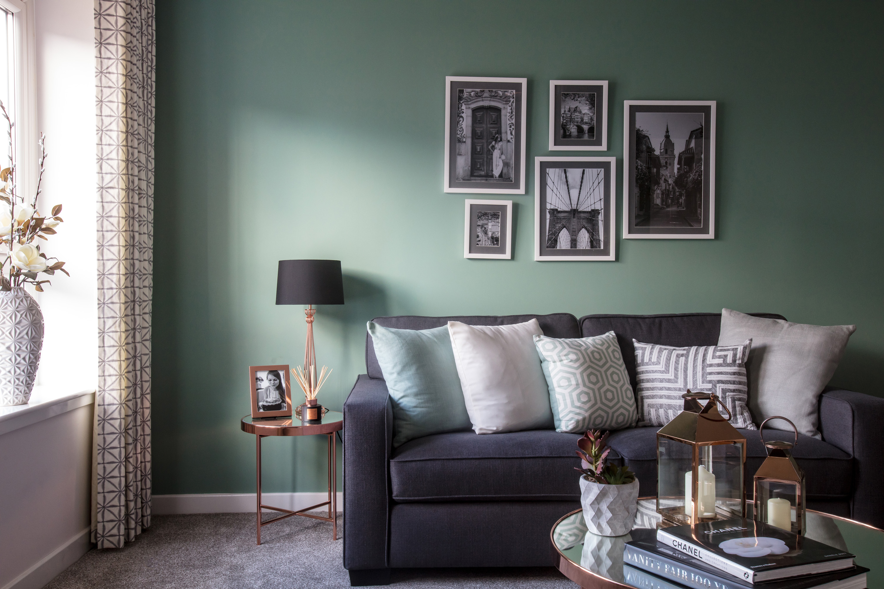 Living room of Royal Park View showhome 