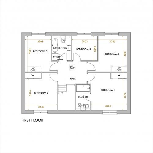 Jardine first floor floorplan