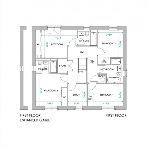 Swainson first floor floorplan