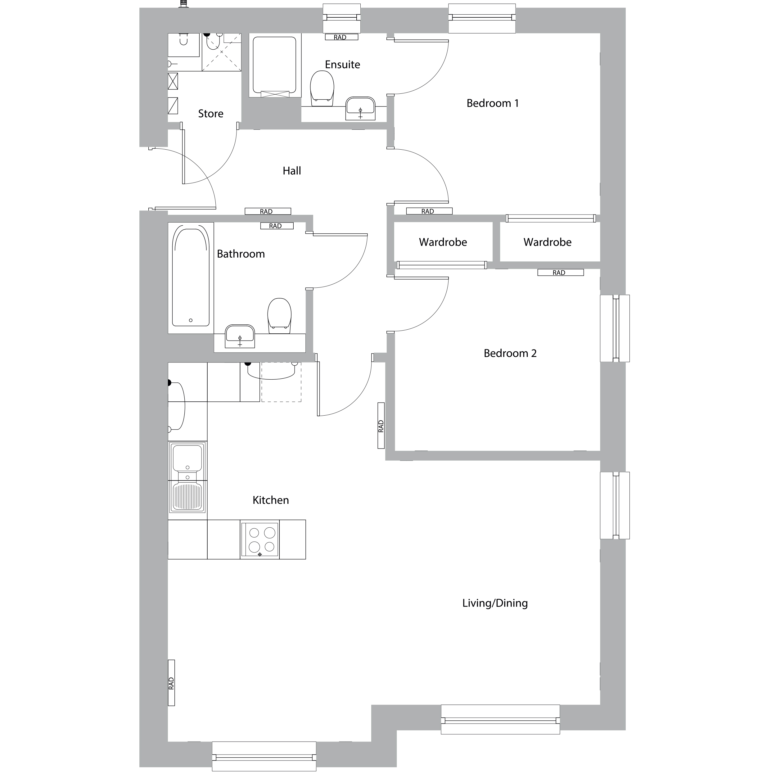 Elderberry Floor Plan