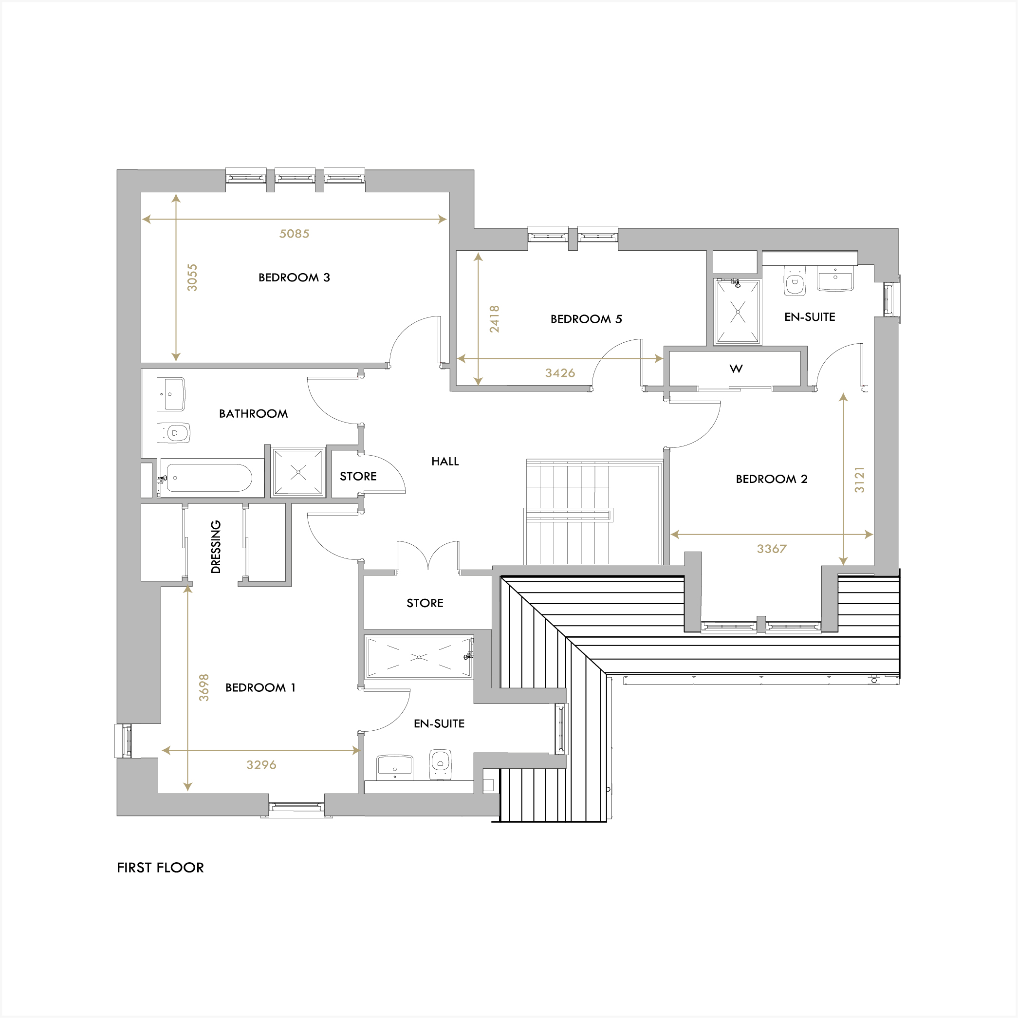 Saltoun first floor floorplan