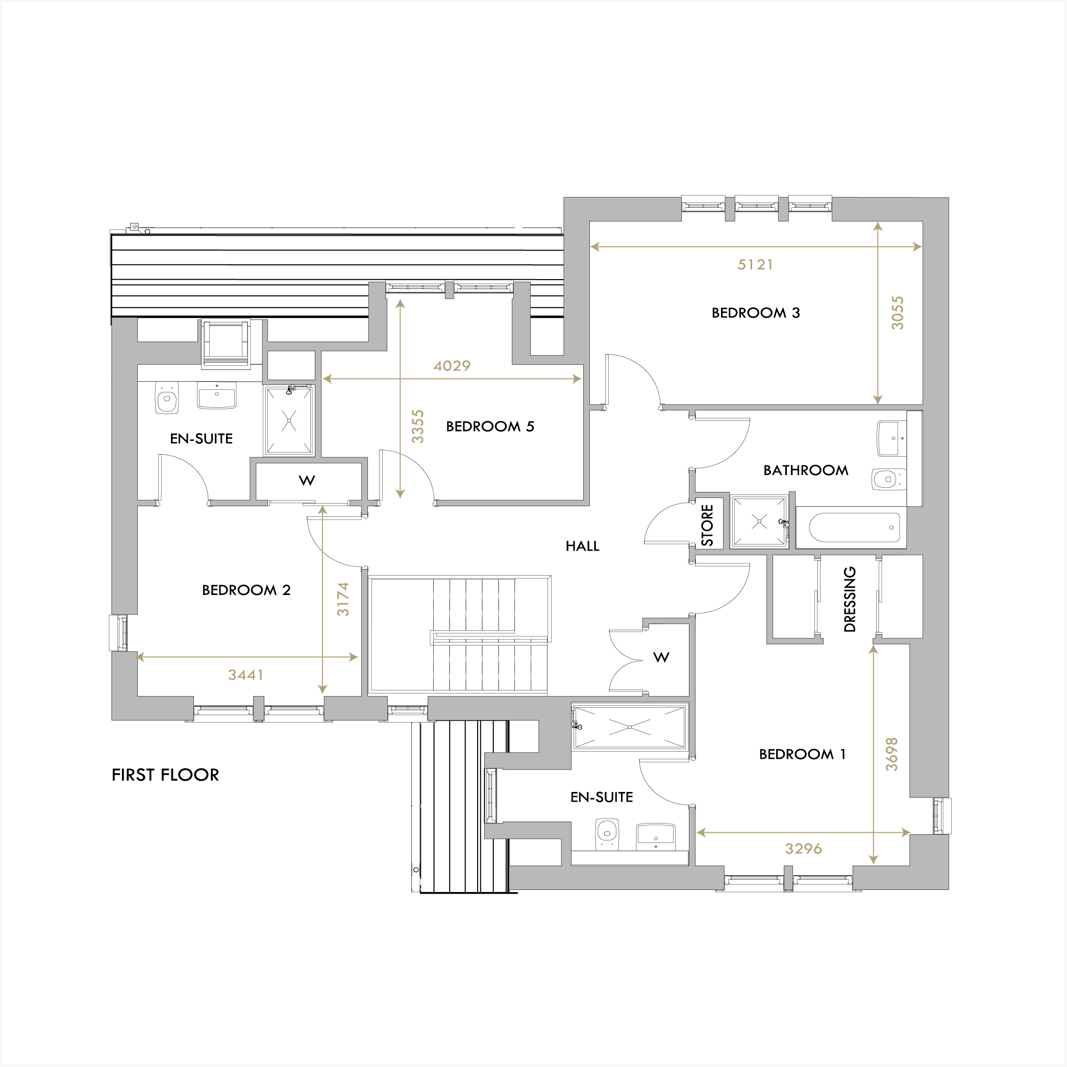 Stevenson first floor floorplan