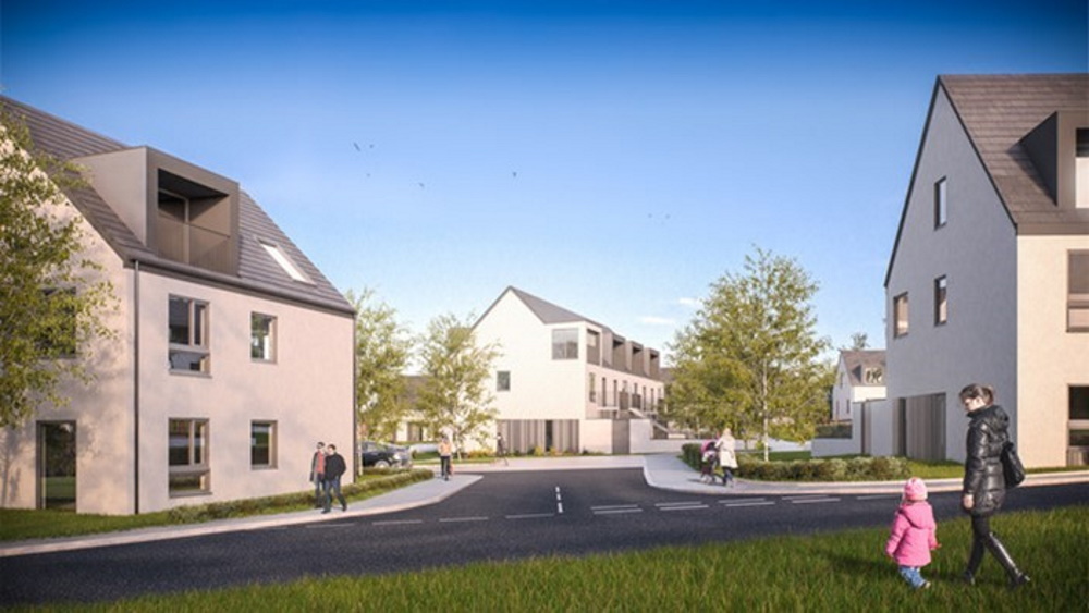 CGI of Coopersknowe development in Galashiels