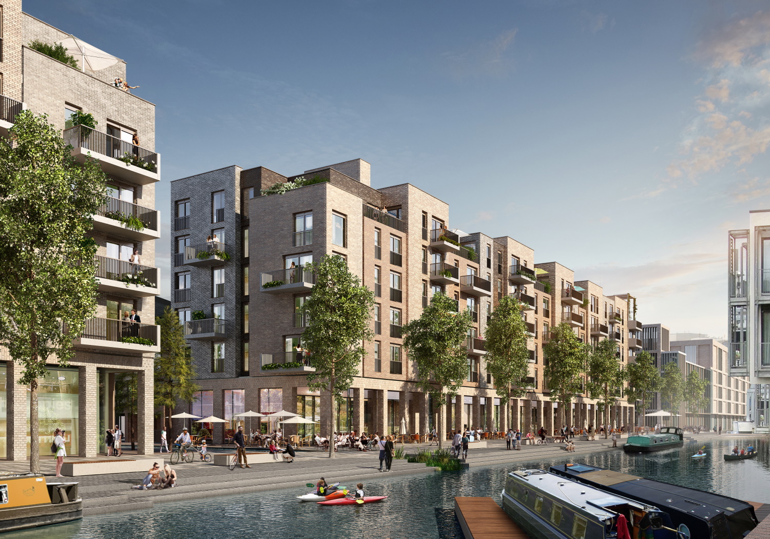 CGI of Fountainbridge development 