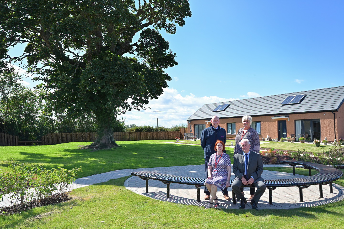 BHA tenant Derna Lough is welcomed into her new home in Ayton