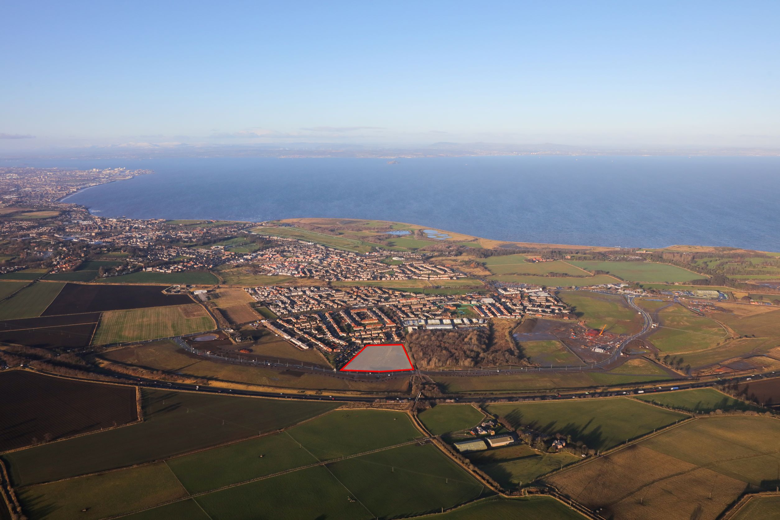 Wallyford aerial image 