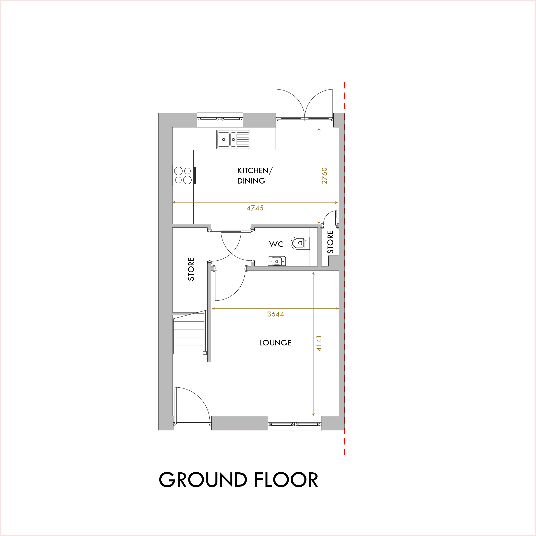 Almond ground floor plan