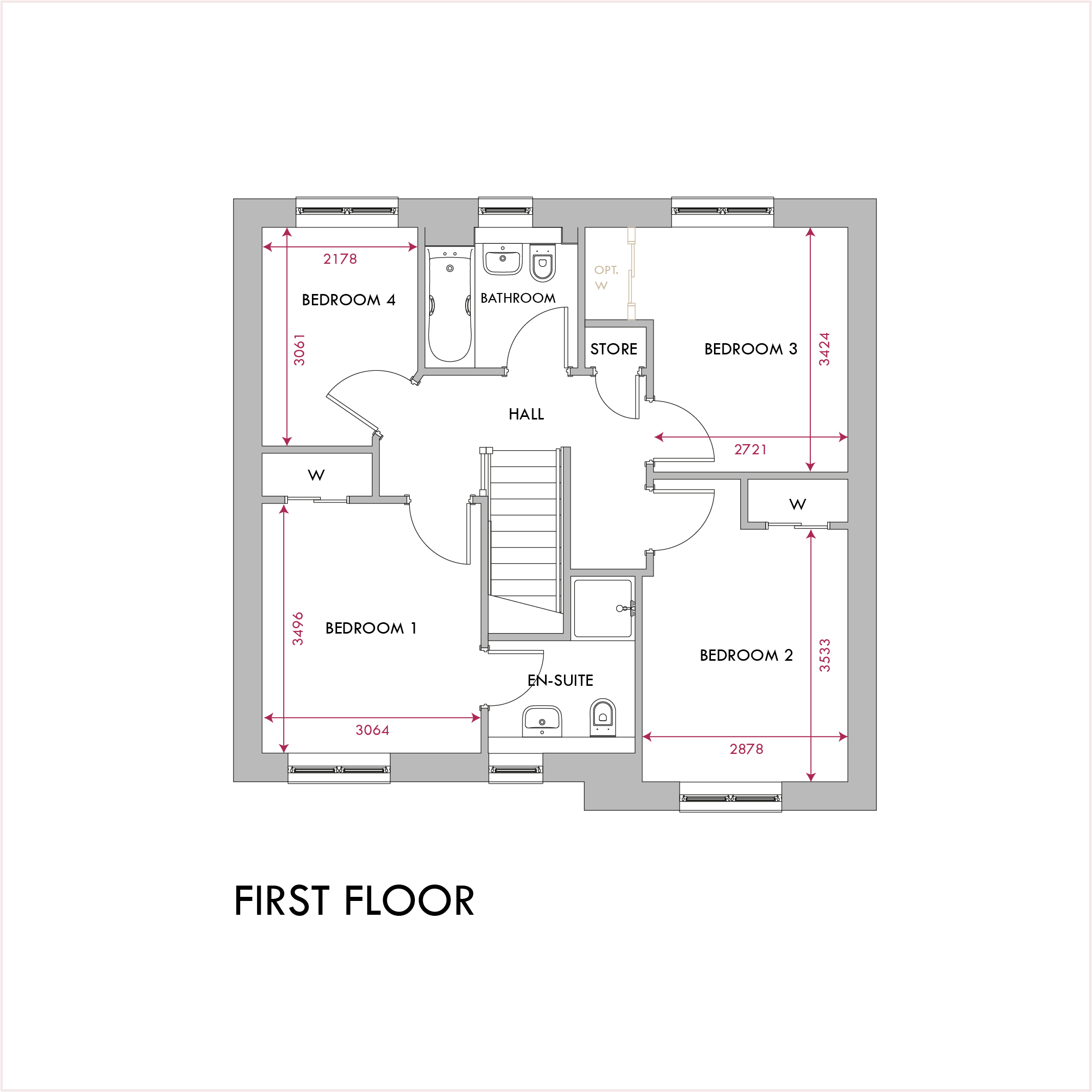 Mulberry first floor plan