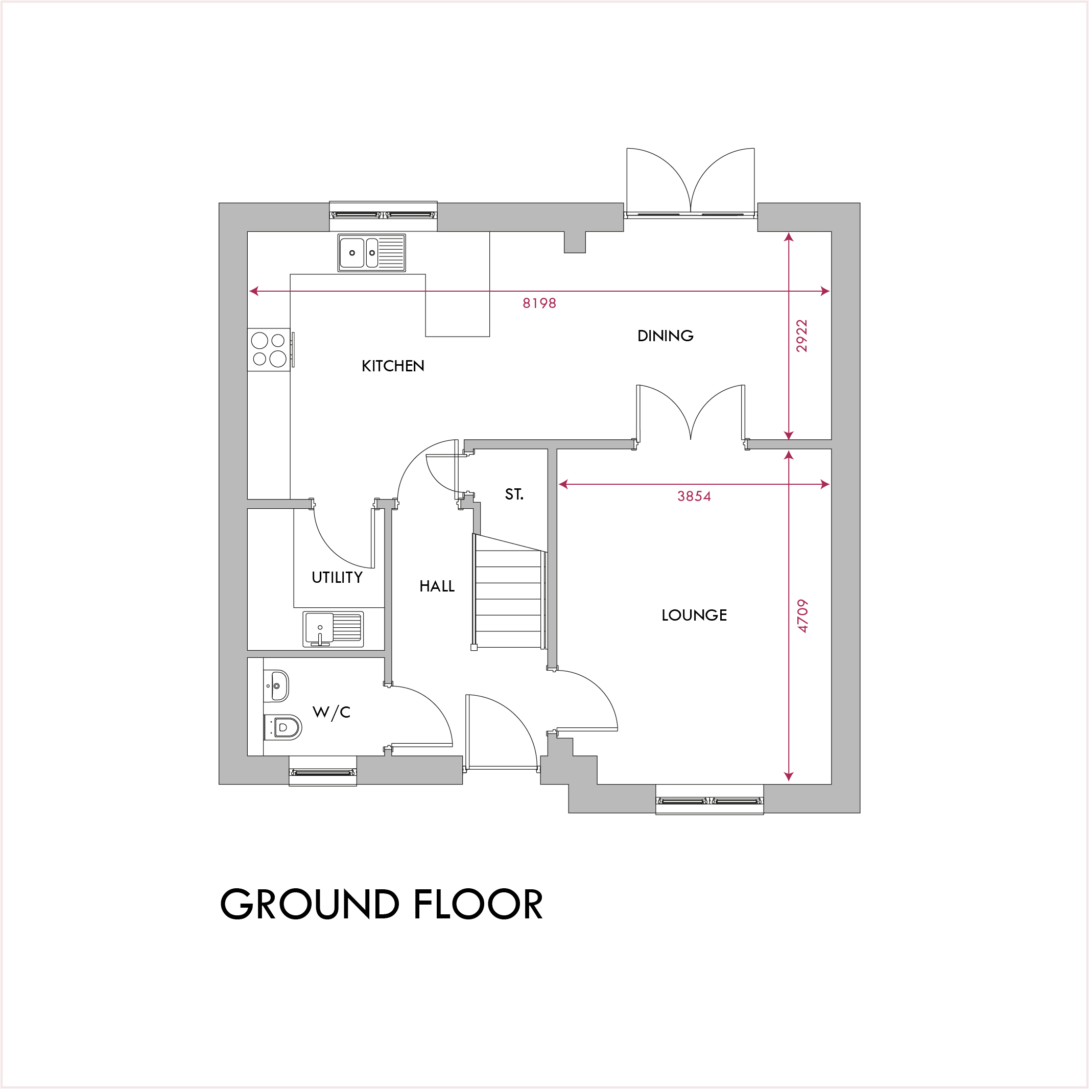 Mulberry ground floor plan