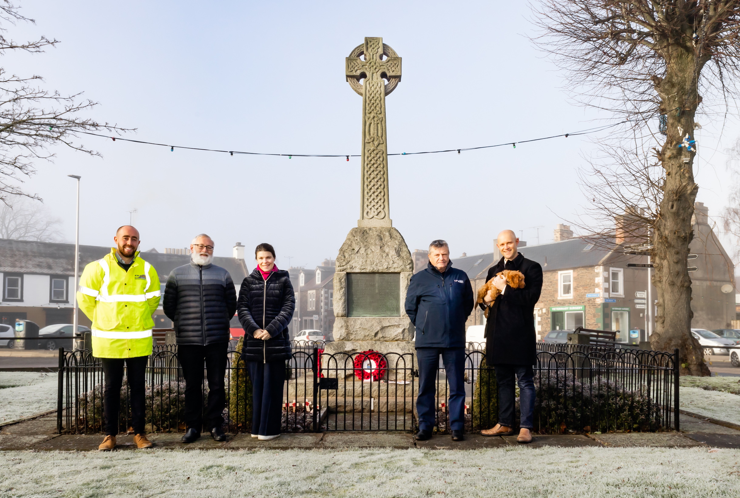 Local War Memorial in Earlston