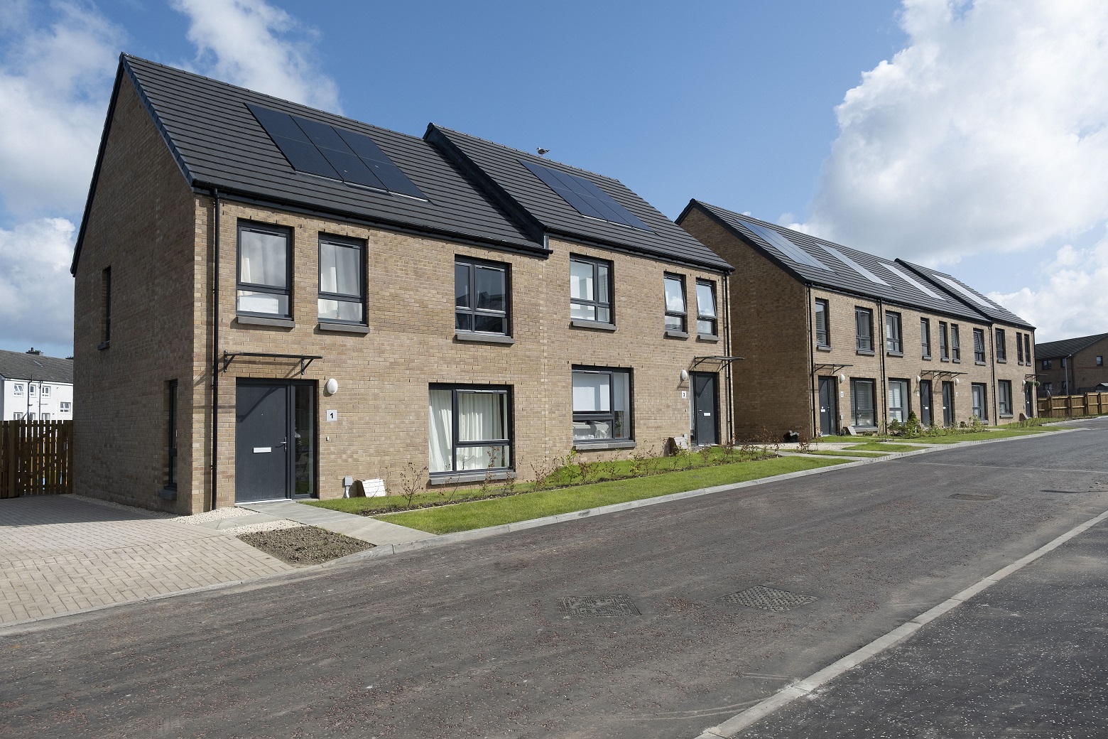 Streetscape at Garvel Crescent 