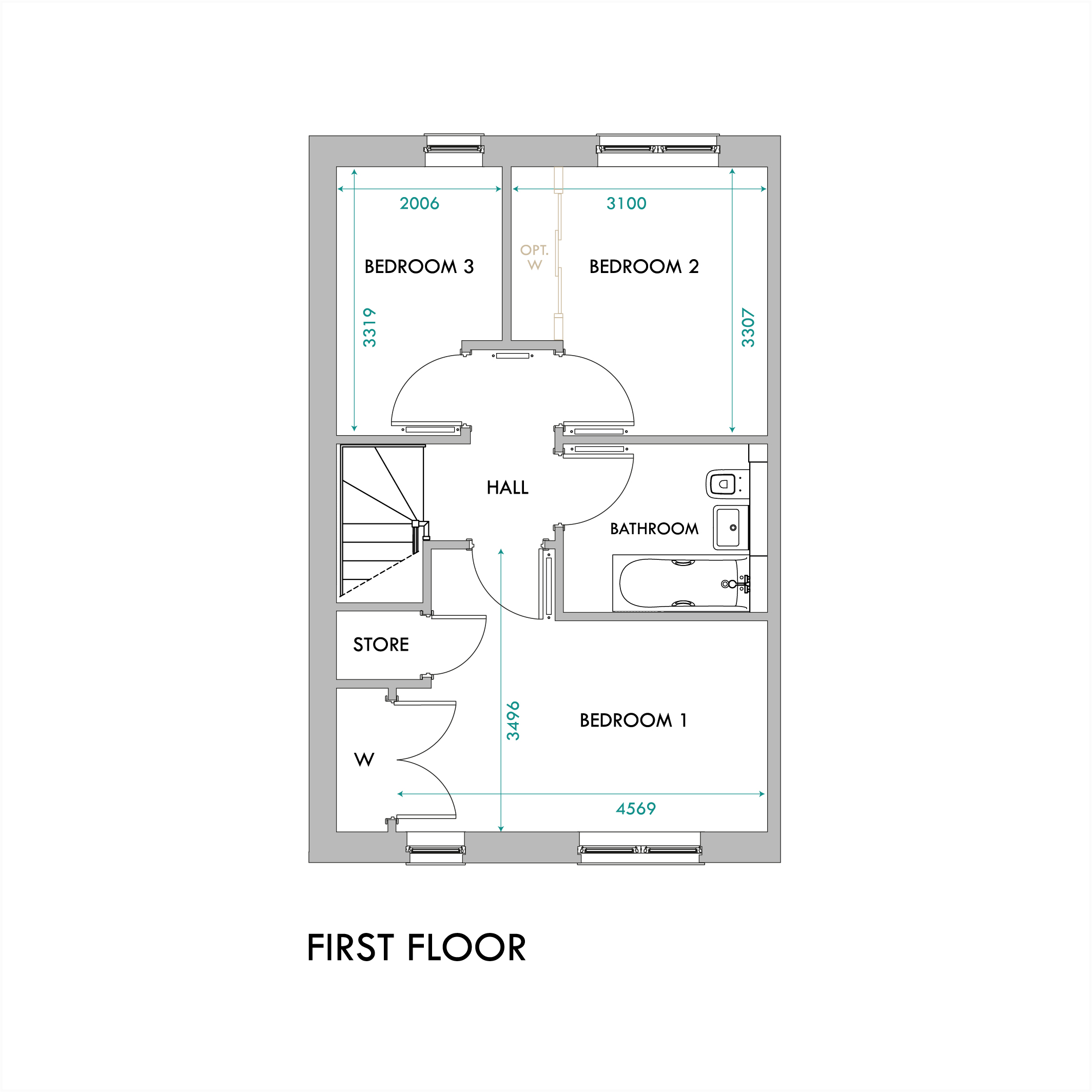 Eden first floor plan