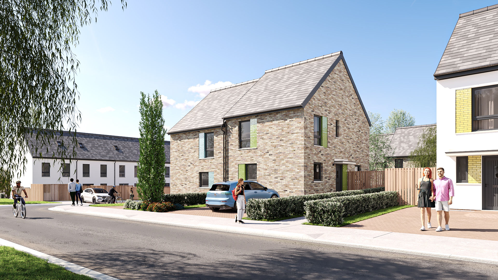 CGI of Hawkhead Mews