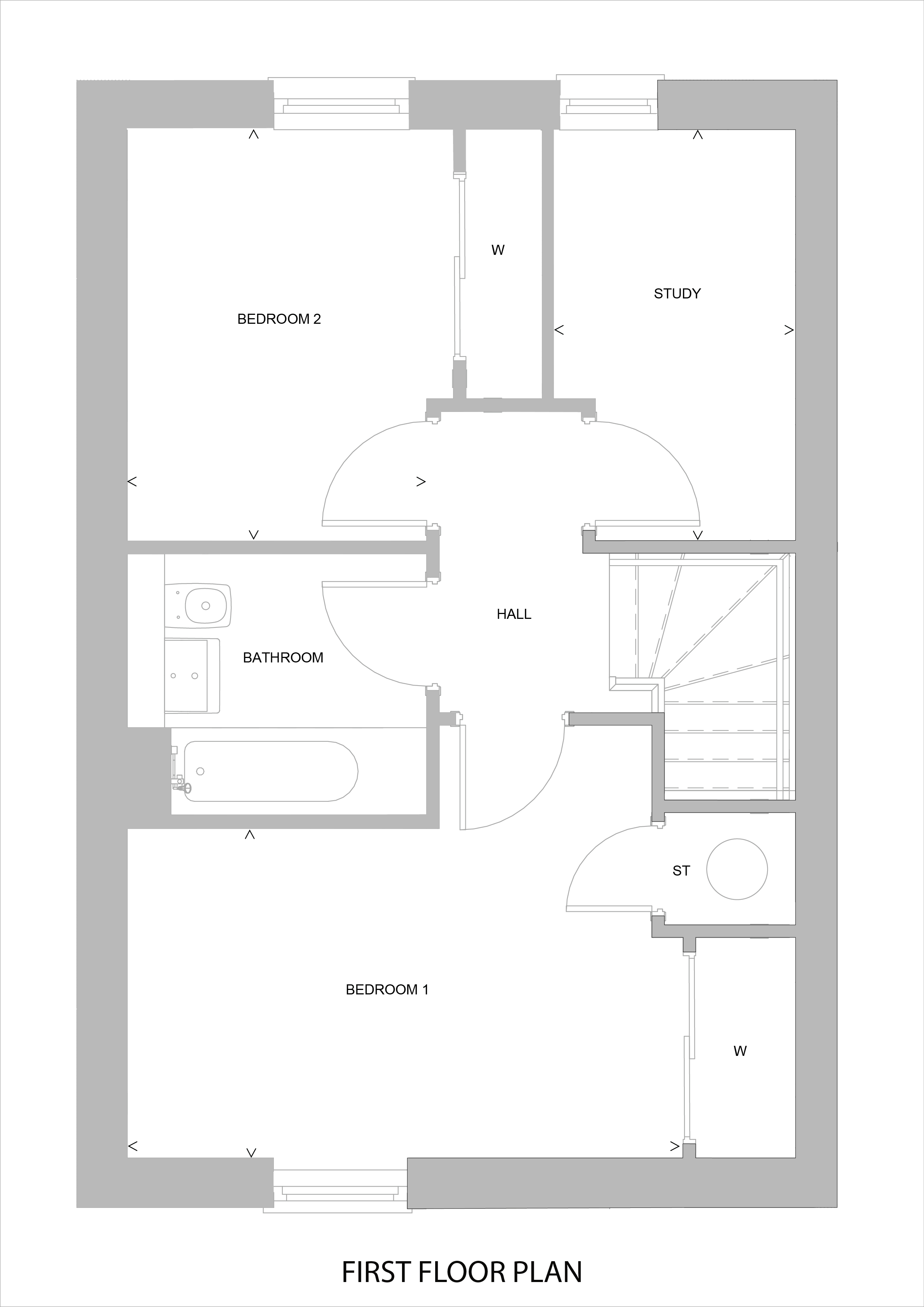 Barnes first floor plan