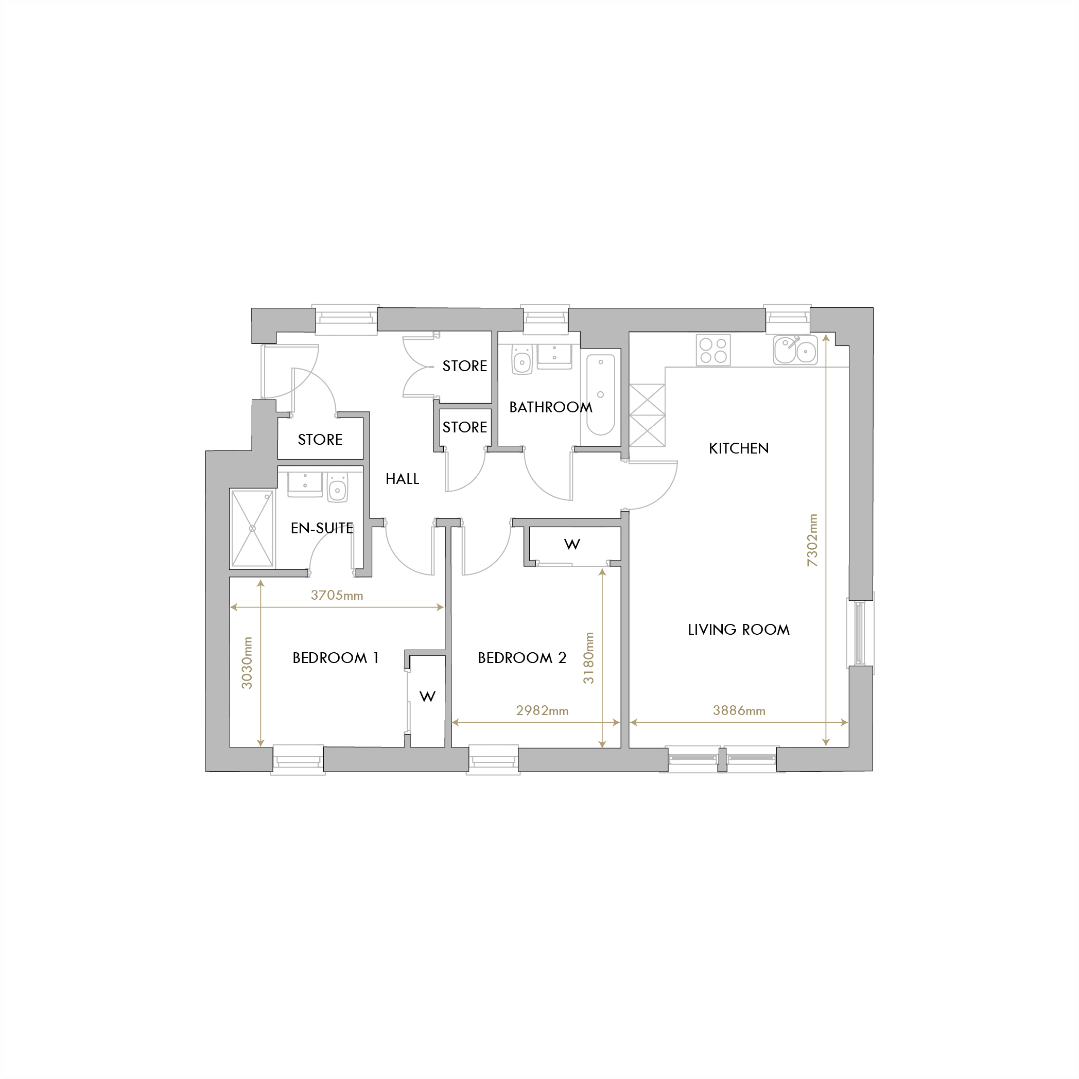 Stenton Floor plan 