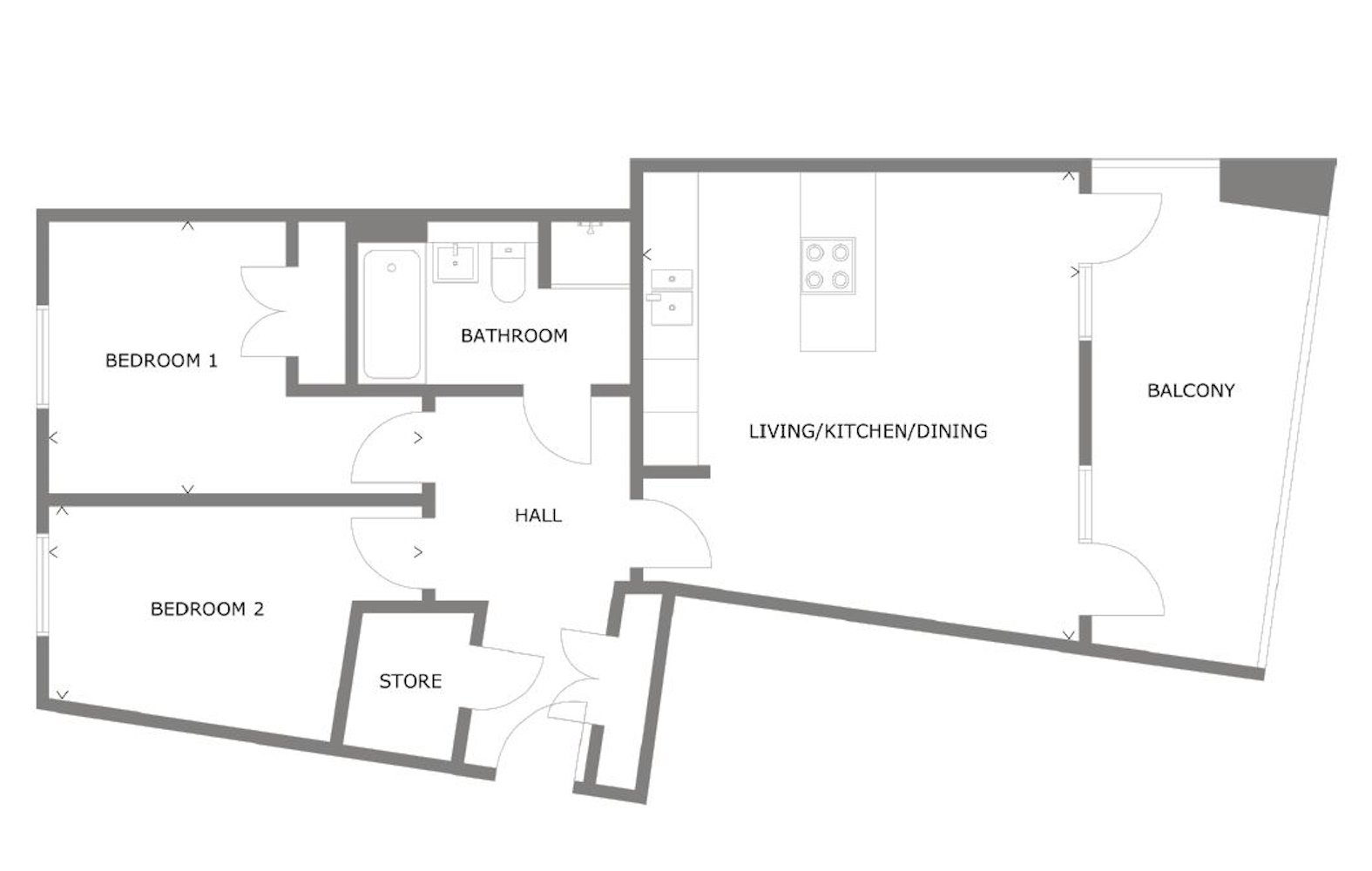 Apartment Type D Floorplan