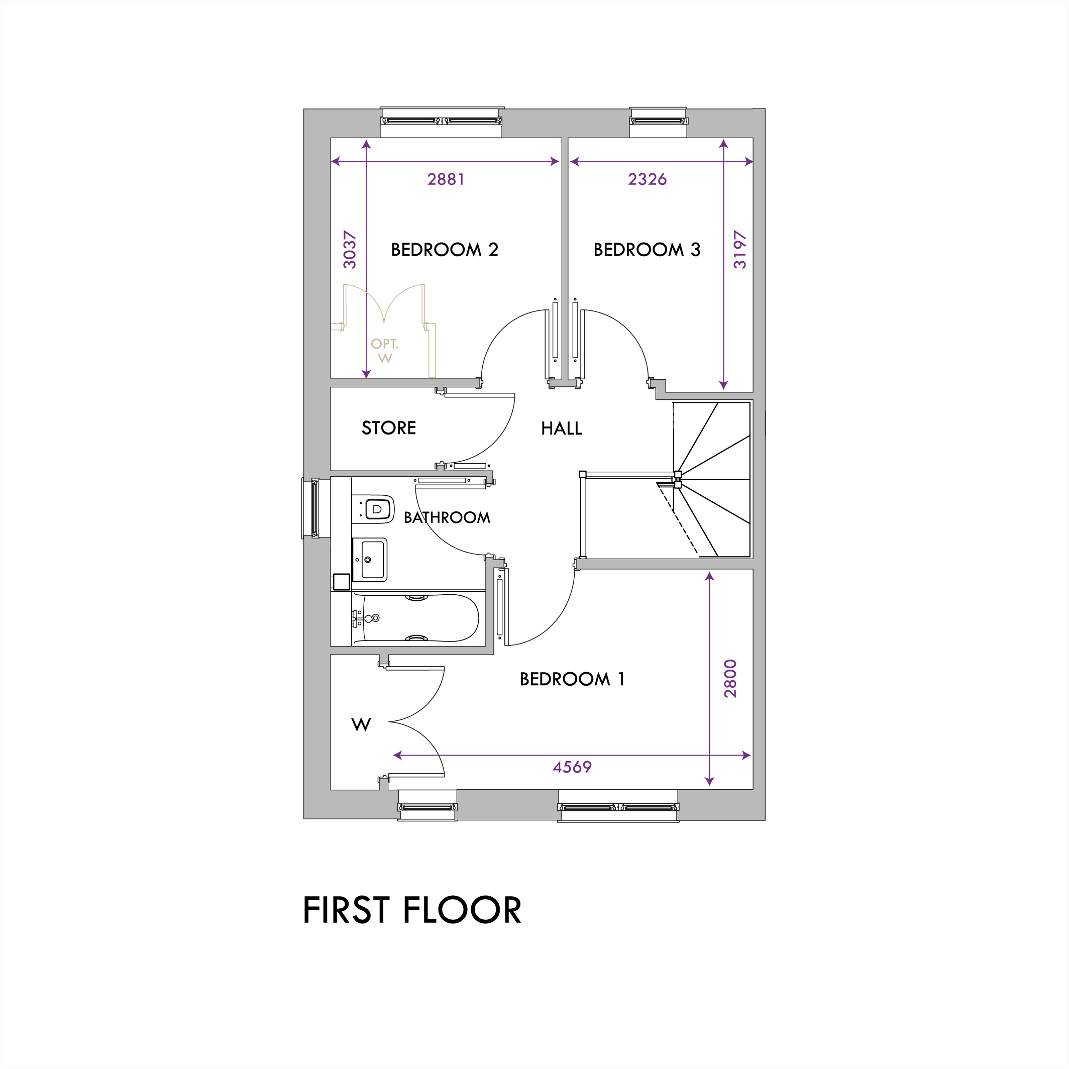 Eden first floor plan