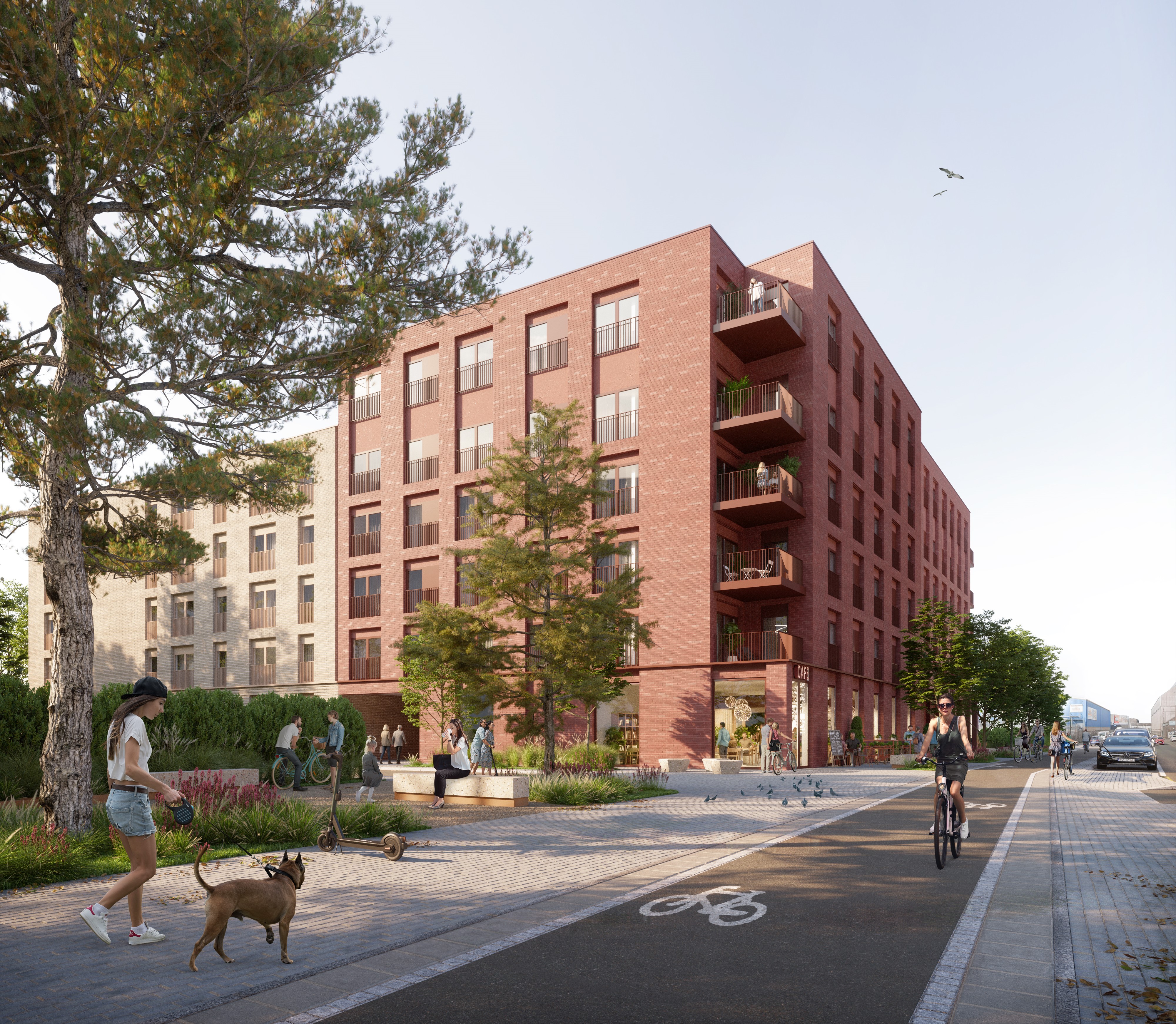 CGI of Salamander Yards