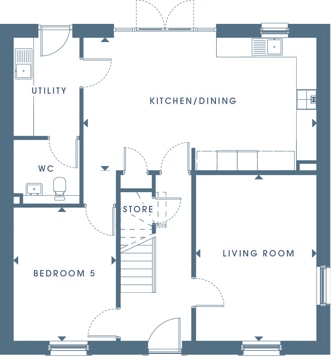 The Kellie ground floor plan