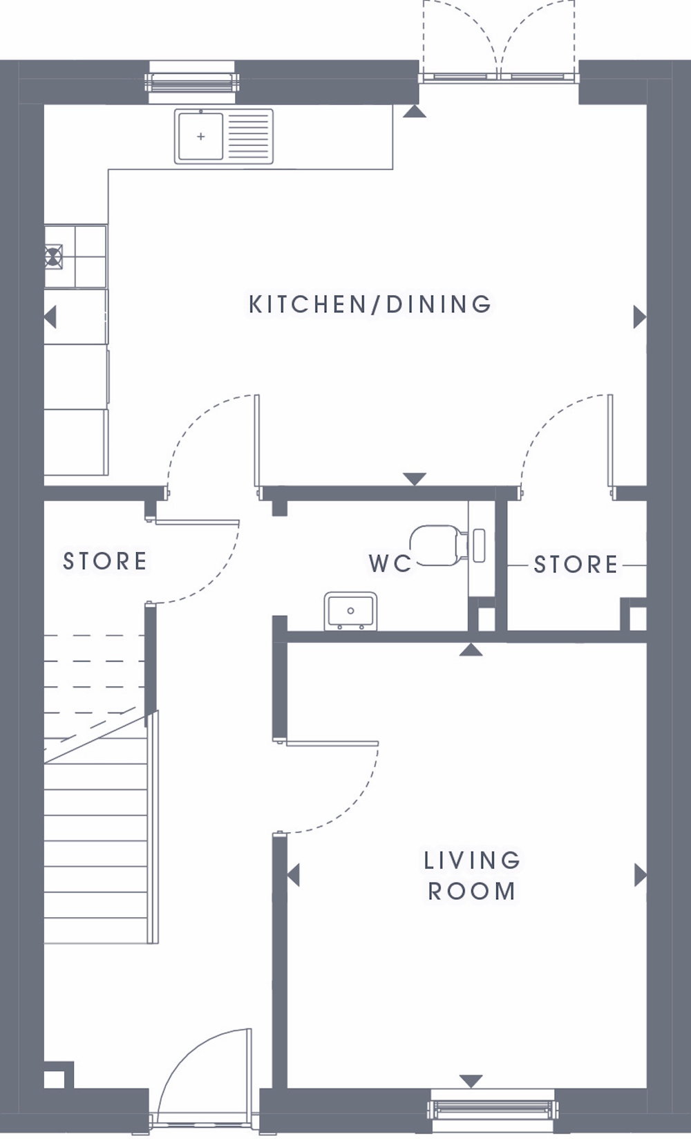 The Mayview ground floor plan