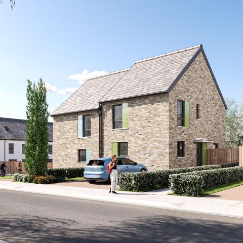 CGI of Hawkhead Mews