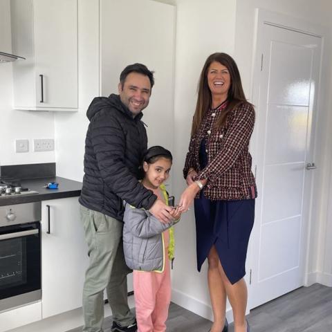 Happy Buyer at West Craigs Green