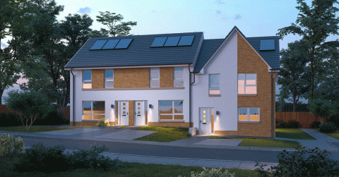 Cathkin View CGI Terrace