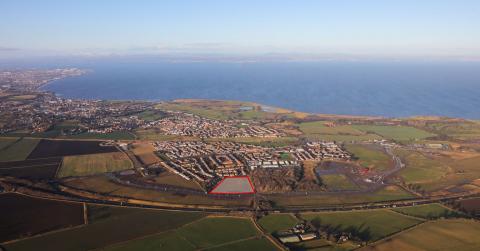 Wallyford aerial image