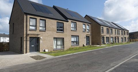 Streetscape at Garvel Crescent 